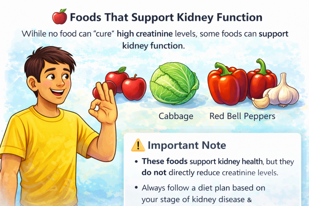 Here are some kidney-friendly foods: